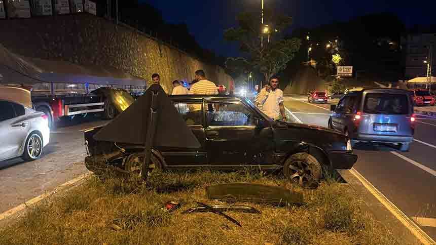 Alaplıda Feci Kaza. 100 Metre Sürüklendi (3)