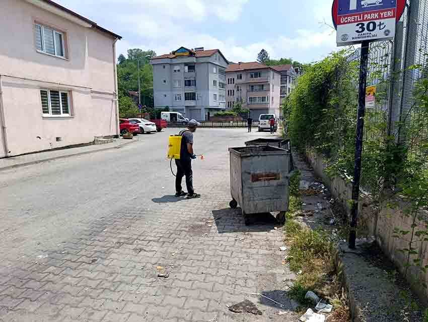 Belediye Ekipleri Sahada Haşerelere Geçit Yok! (2)