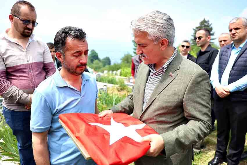 Kıbrıs Gazisi Erol Çimşir Son Yolculuğuna Uğurlandı (1)