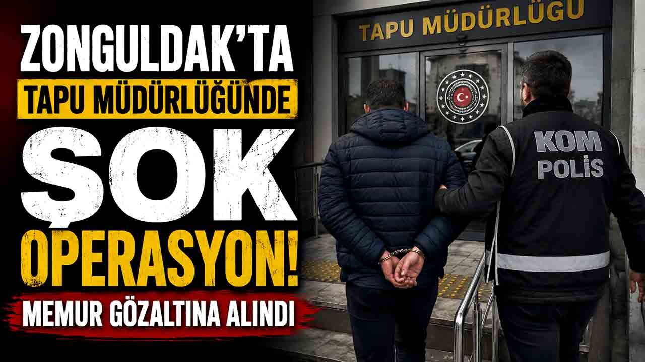 Tapu Müdürlüğünde görevli memur, dolandırıcılık suçlamasıyla gözaltına alındı