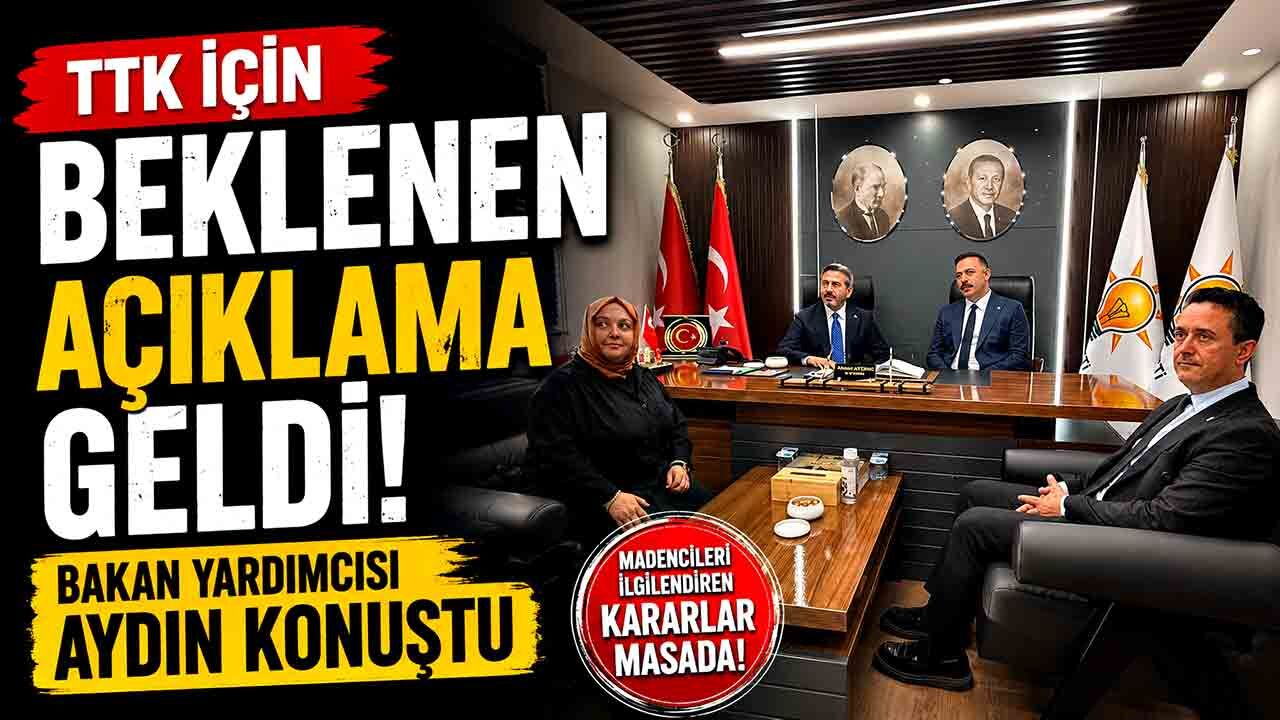 Zonguldak'ta Gözler Bu Açıklamadaydı! Ahmet Aydın'dan TTK Mesajı