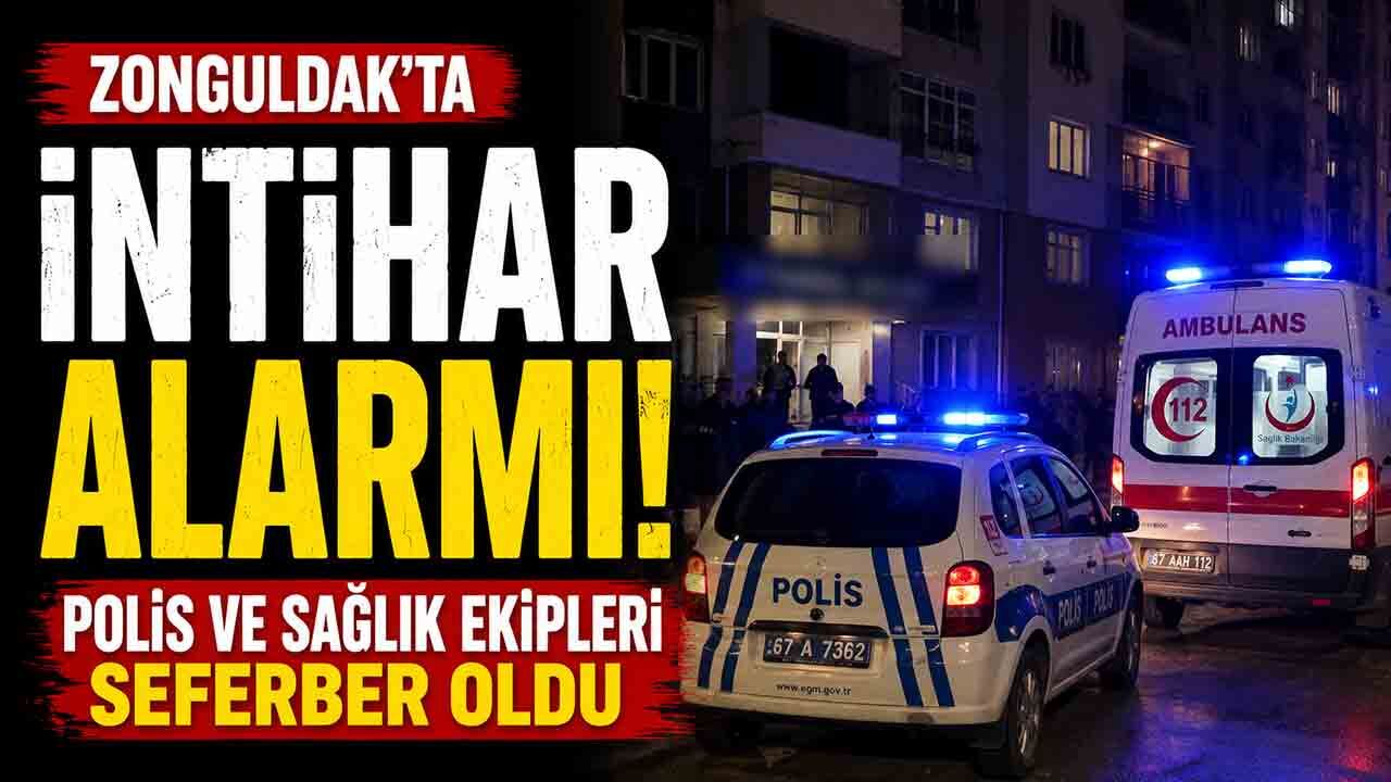 Zonguldak'ta İntihar Alarmı! Polis ve Sağlık Ekipleri Seferber Oldu