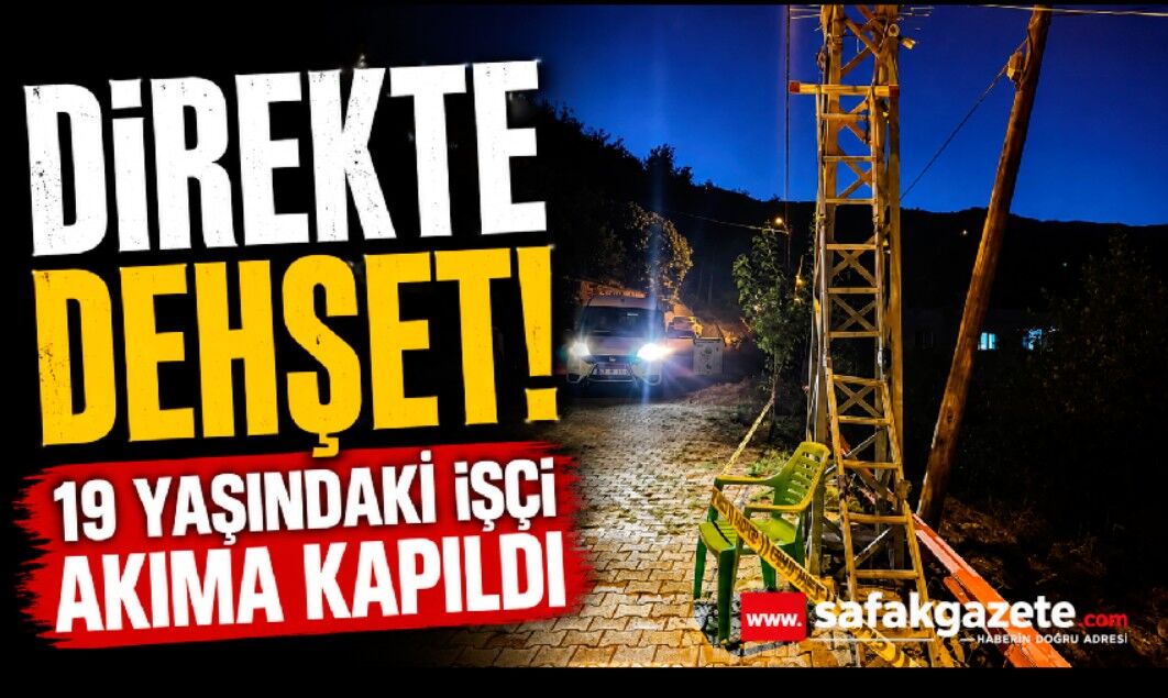 Elektrik direğine kamera takarken akıma kapılan işçi ağır yaralandı