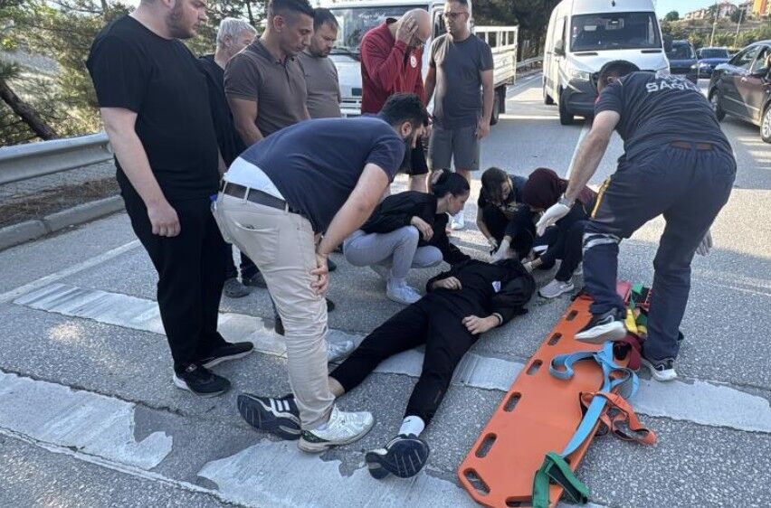 Karabük’te devrilen motosikletin sürücüsü yaralandı