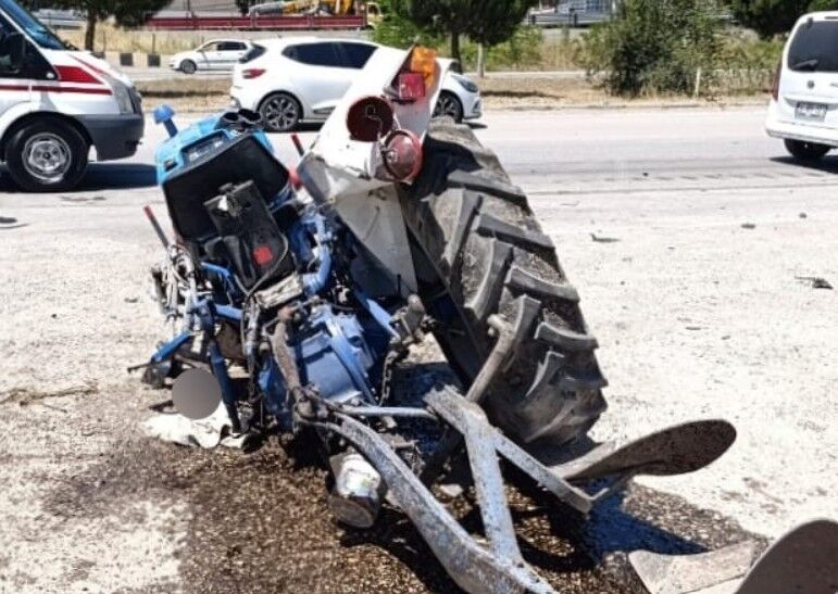 Karabükte Tır Traktörü Biçti2