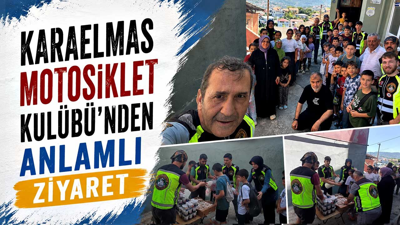 Karaelmas Motosiklet Kulübü’nden anlamlı ziyaret