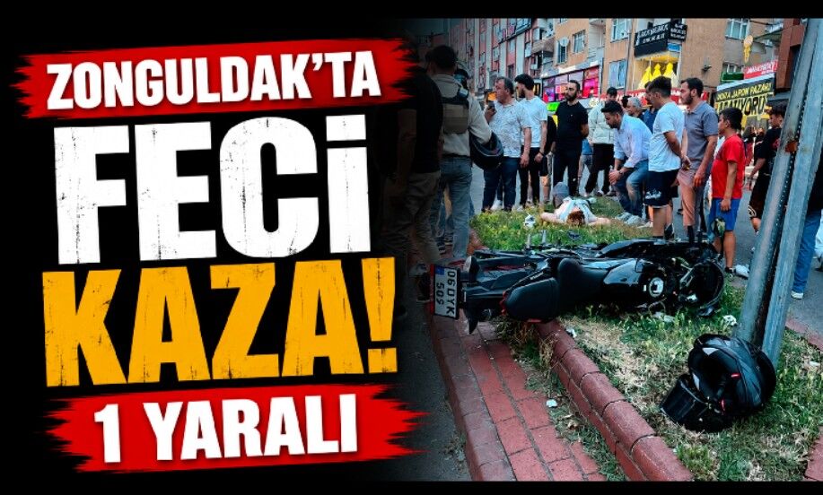 Zonguldak'ta feci kaza! 1 yaralı