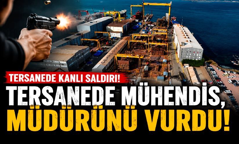 Yalova'da tersanede mühendis, müdürünü vurdu