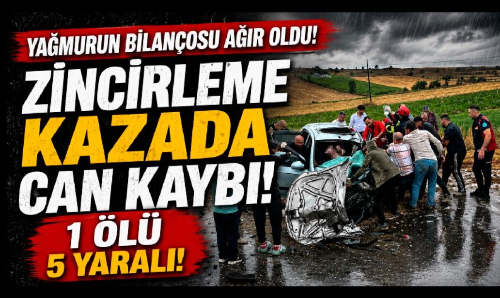 Kastamonu’da üç araç çarpıştı: 1 ölü, 5 yaralı