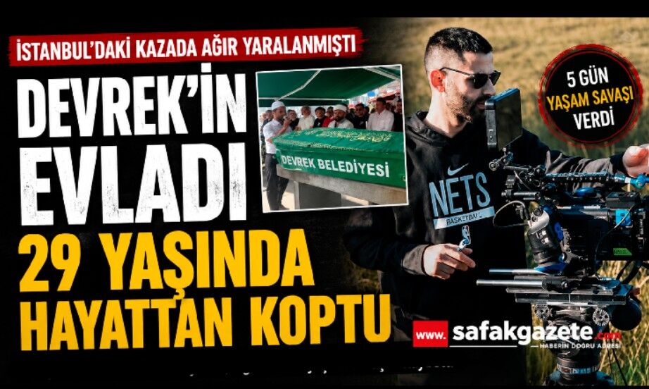 Devrekli kameraman Deniz Küçükler kazada öldü