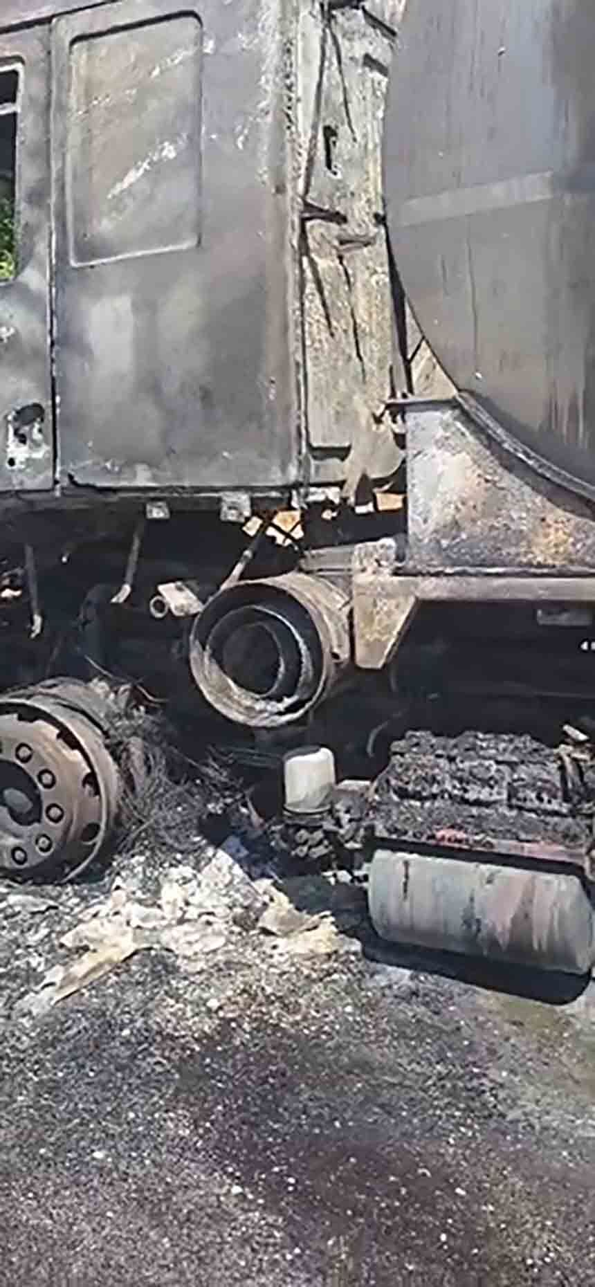 Tanker Yangini Ormana Siçradi (4)