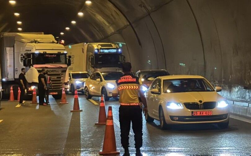 Tünelde Alev Alev Yandı