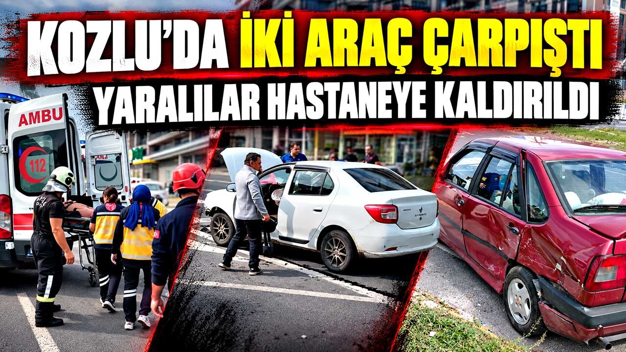 Kozlu’da iki araç çarpıştı: 1 kişi yaralandı