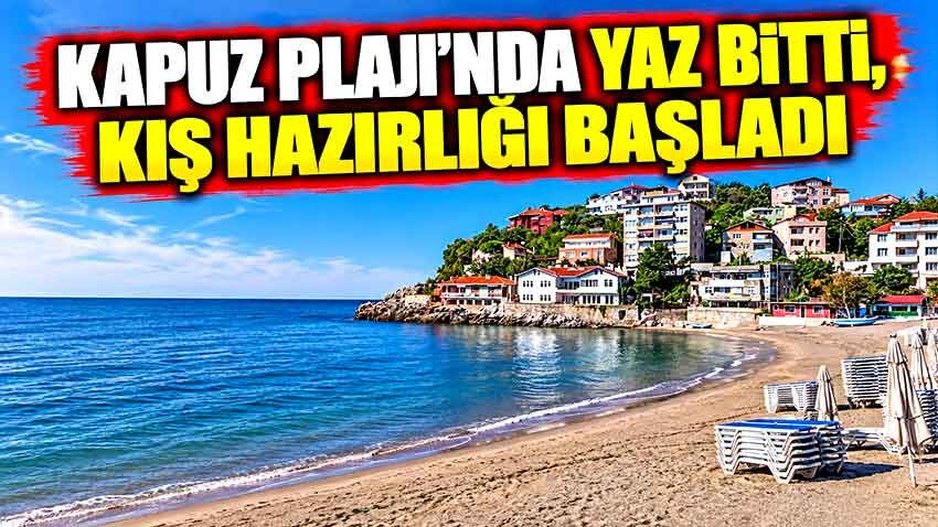 Kapuz Plajı’nda Yaz Sezonu Kapanıyor: Kış Hazırlıkları Başladı!