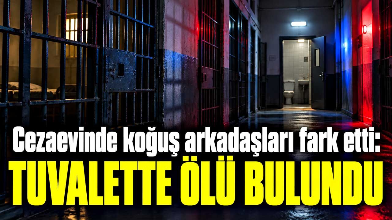 Cezaevinde koğuş arkadaşları fark etti: Mahkum hayatını kaybetti