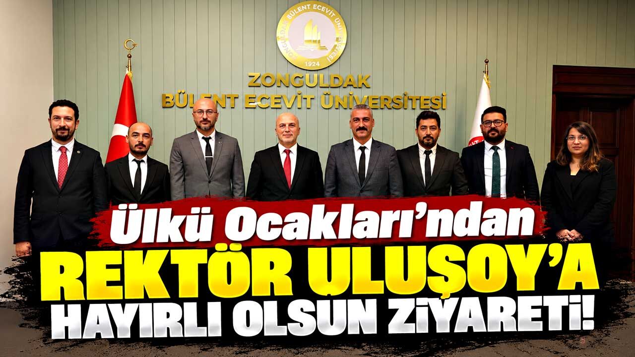 Ülkü Ocakları’ndan Rektör Ulusoy’a Hayırlı olsun ziyareti!