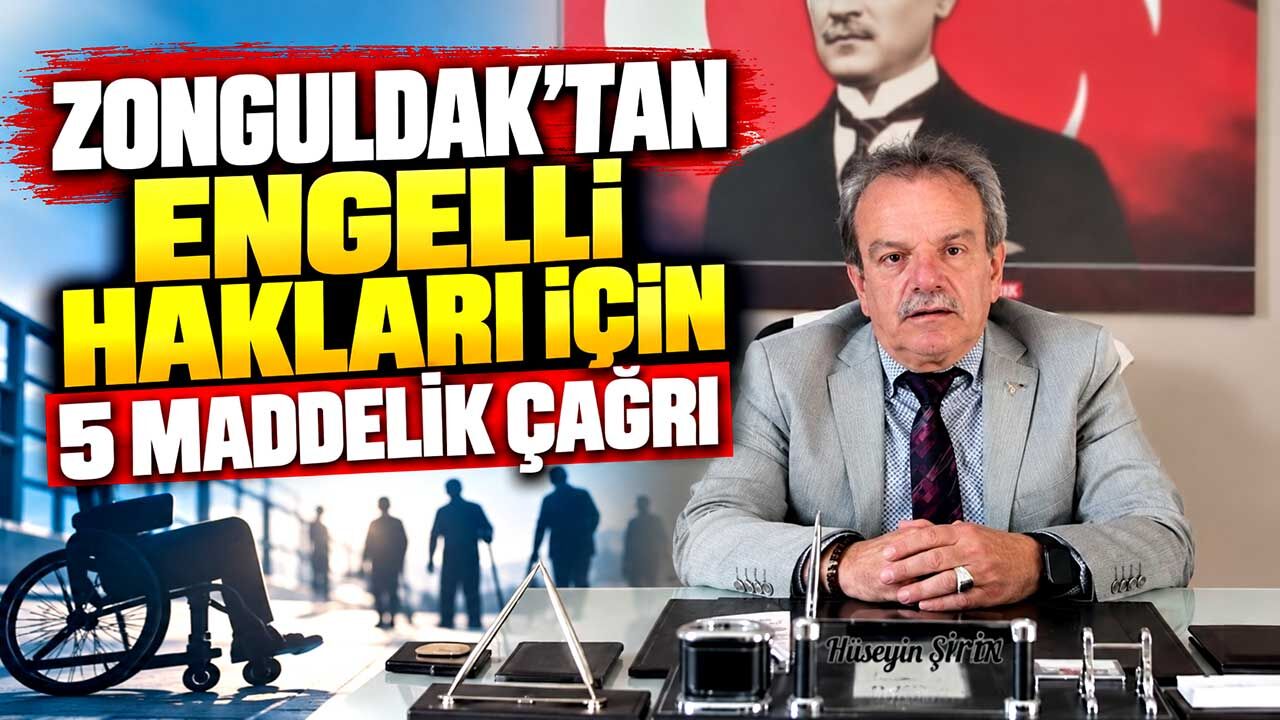 Zonguldak’tan engelli hakları için 5 maddelik çağrı