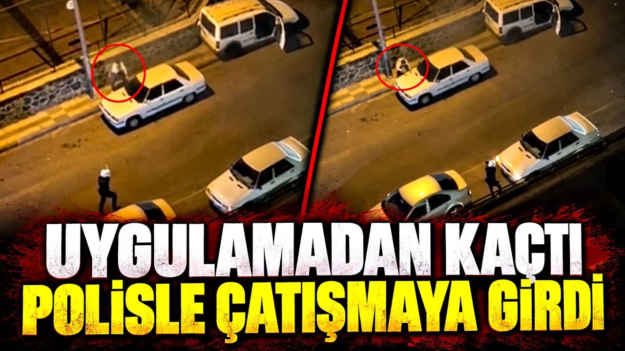 Uygulama noktasından kaçtı, polisle çatıştı: 17 yıl hapis cezasıyla aranıyordu