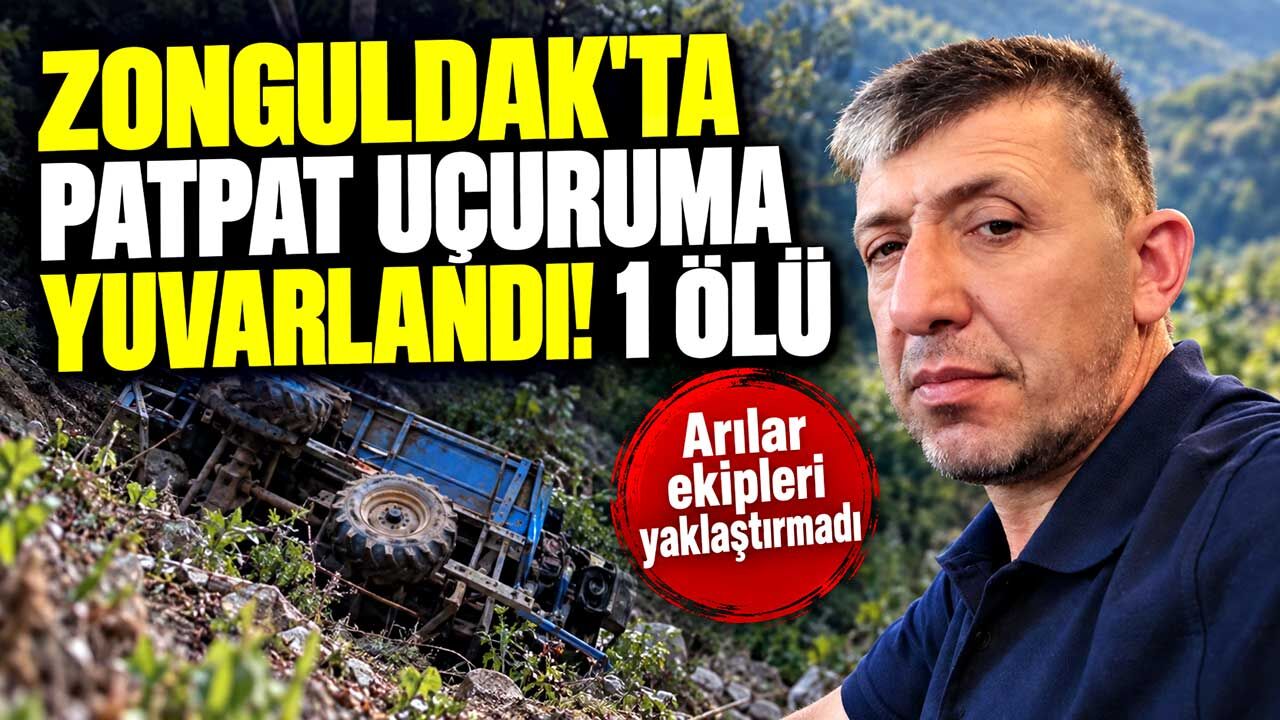 Zonguldak'ta patpat uçuruma yuvarlandı: 1 kişi hayatını kaybetti