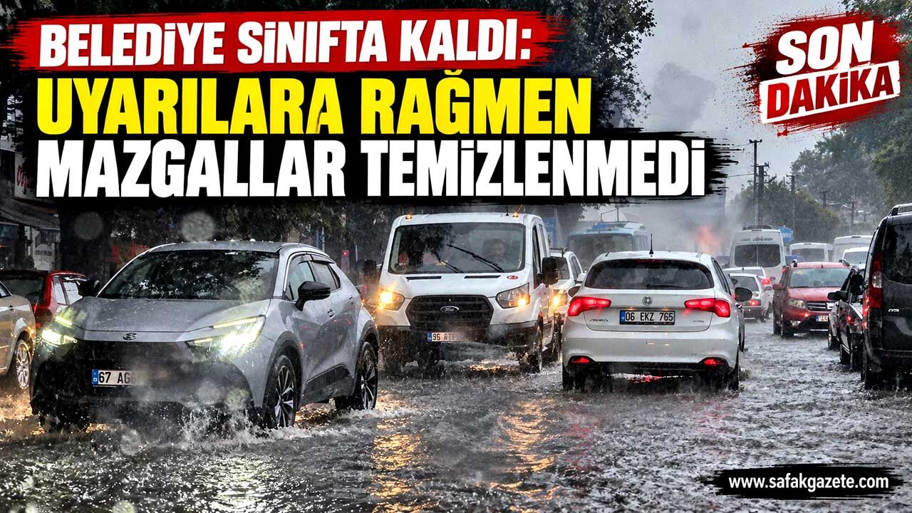 Belediye Sınıfta Kaldı: Uyarılara Rağmen Mazgallar Temizlenmedi, Yollar Göle Döndü!