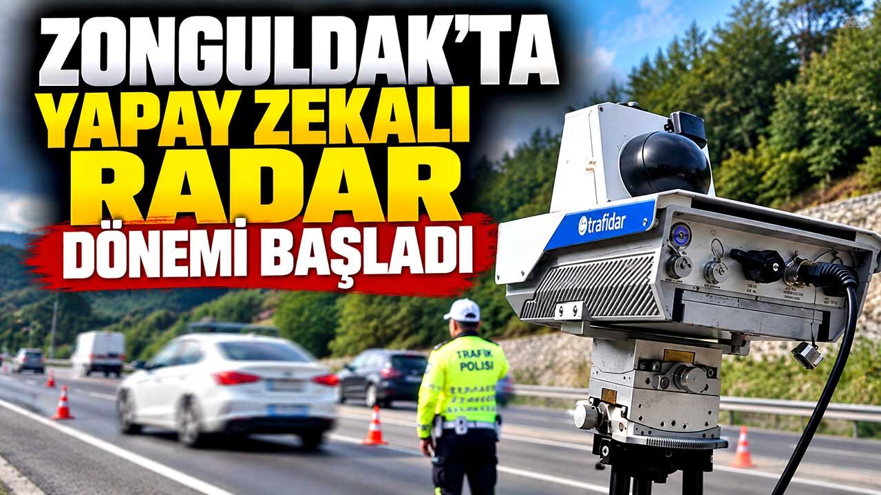 Zonguldak’ta yapay zekalı radar dönemi başladı