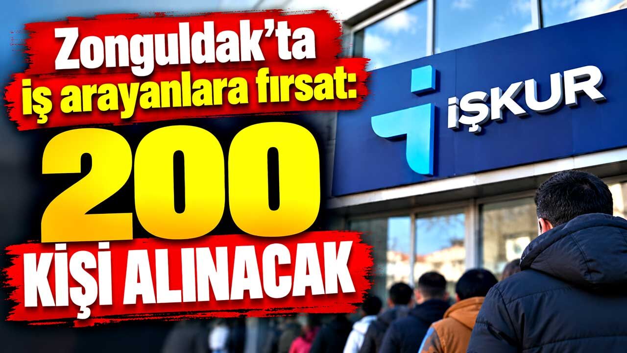 Zonguldak’ta İŞKUR TYP için 200 kişilik kontenjan