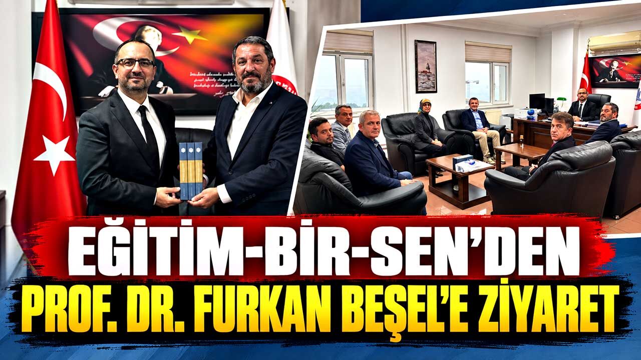 Eğitim-Bir-Sen Zonguldak 2 Nolu Şubesinden Prof. Dr. Furkan Beşel’e ziyaret