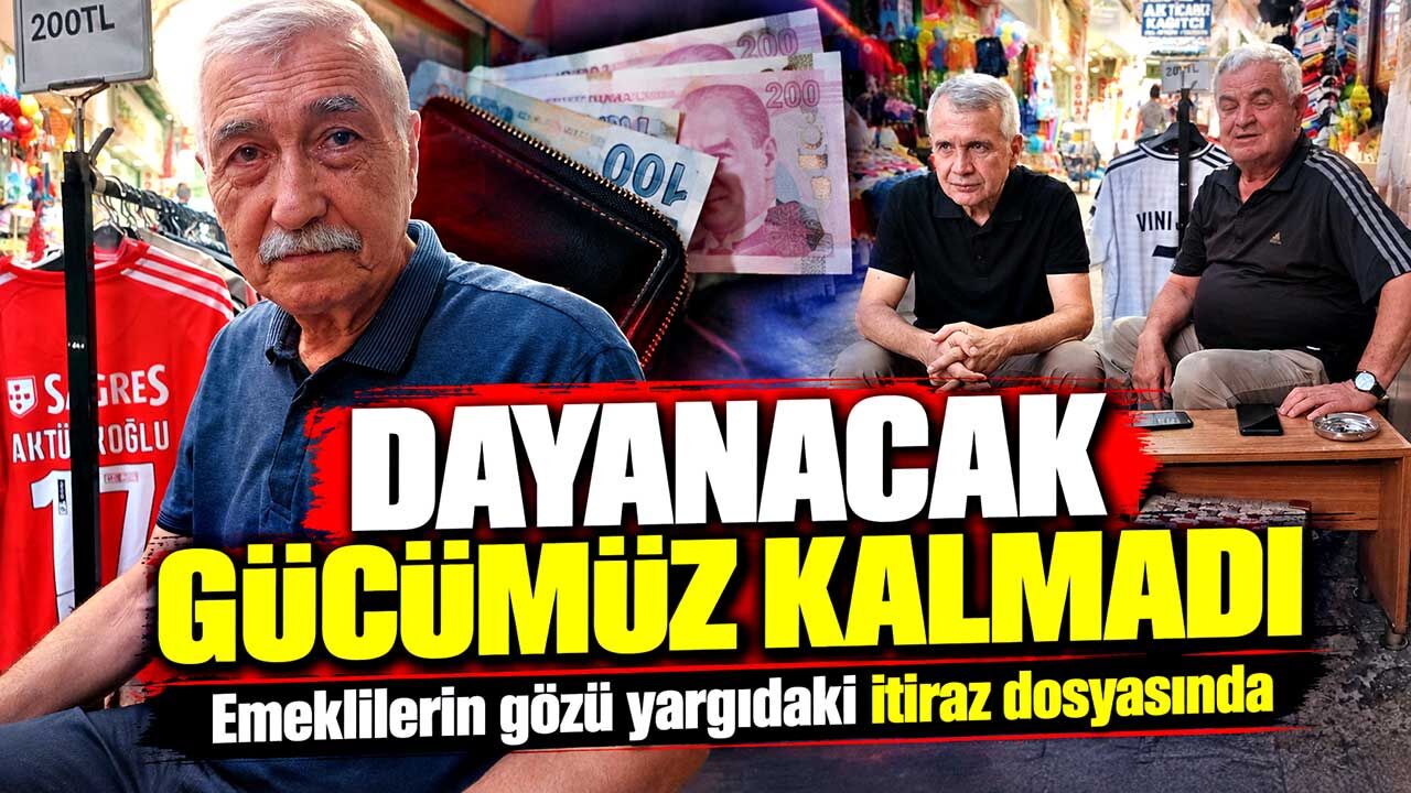 Dayanacak gücümüz kalmadı