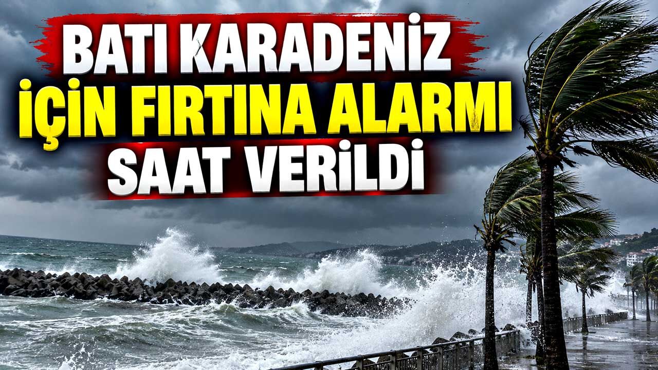 Batı Karadeniz’de fırtına uyarısı: Saatte 75 kilometreyi bulacak