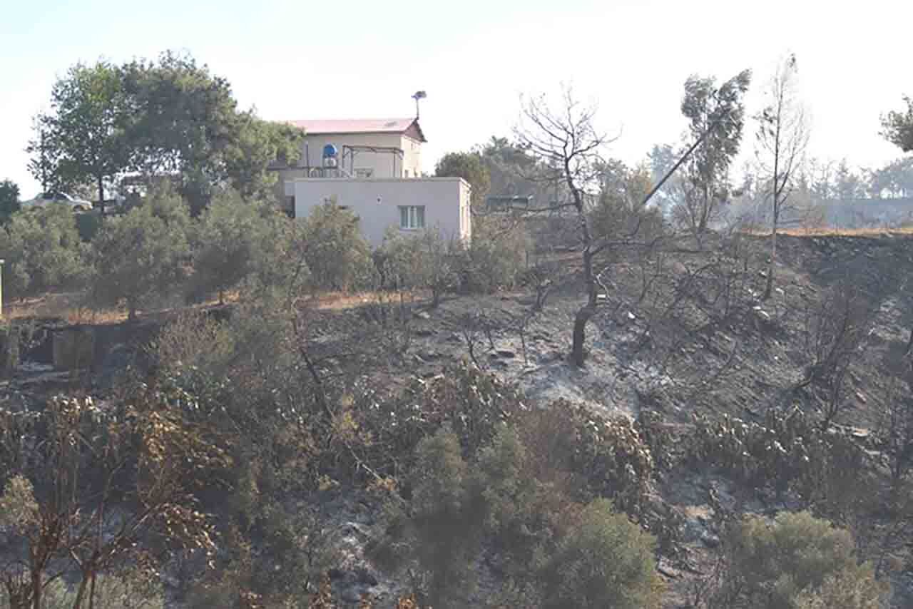 Yangın sonrası acı manzara: "Canımızı zor kurtardık"