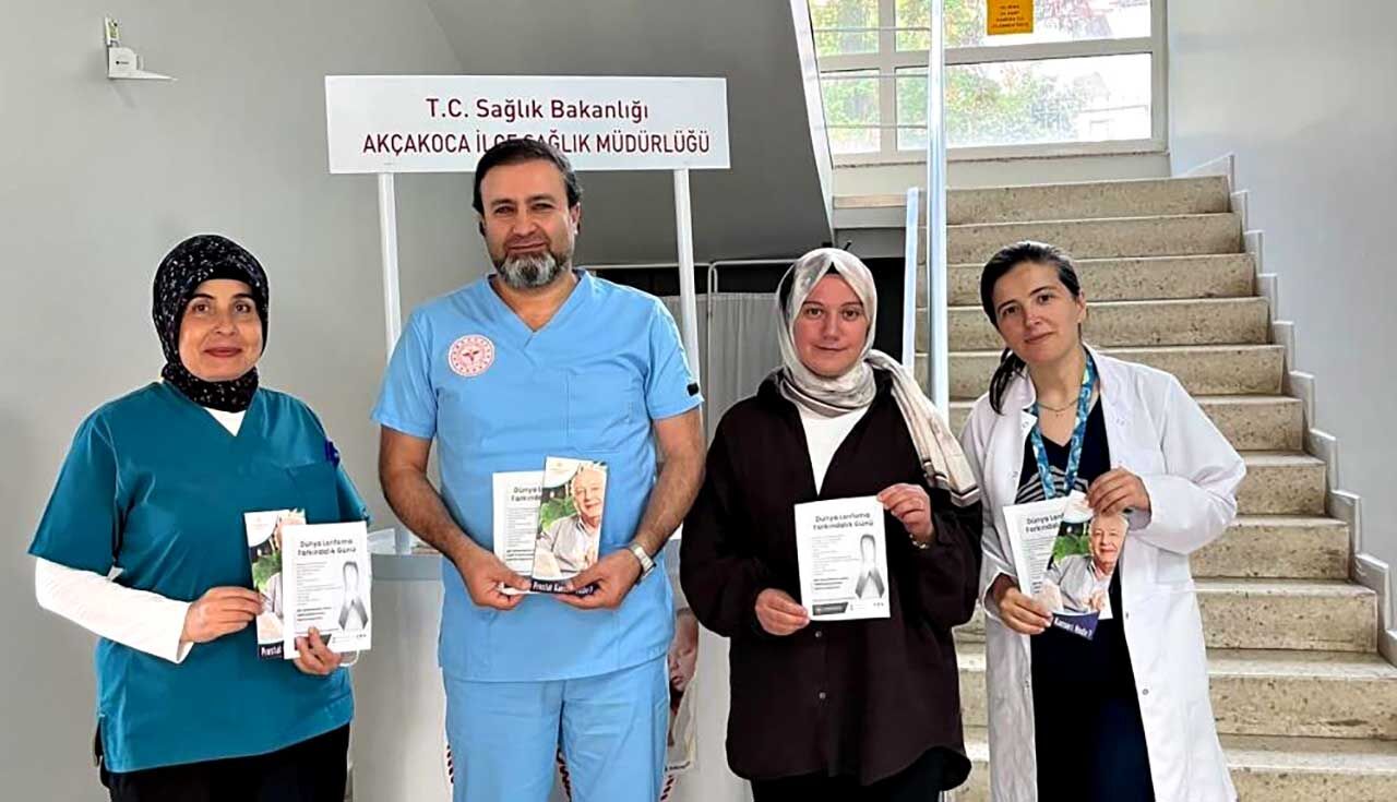 Akçakoca’da lenfoma ve prostat kanserine karşı farkındalık çalışması