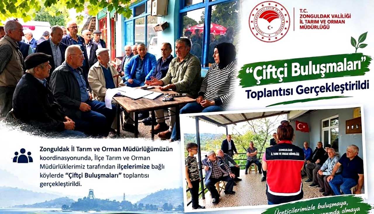 Zonguldak’ta üreticilere tarımsal destekler anlatıldı