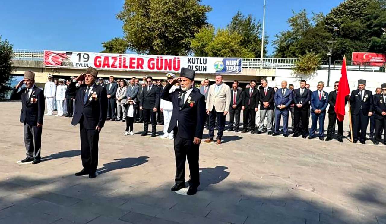 Alaplı'da 19 Eylül Gaziler günü törenle kutlandı