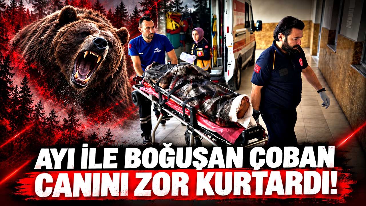 Yaylada ayı saldırdı: Yaralı helikopterle hastaneye taşındı
