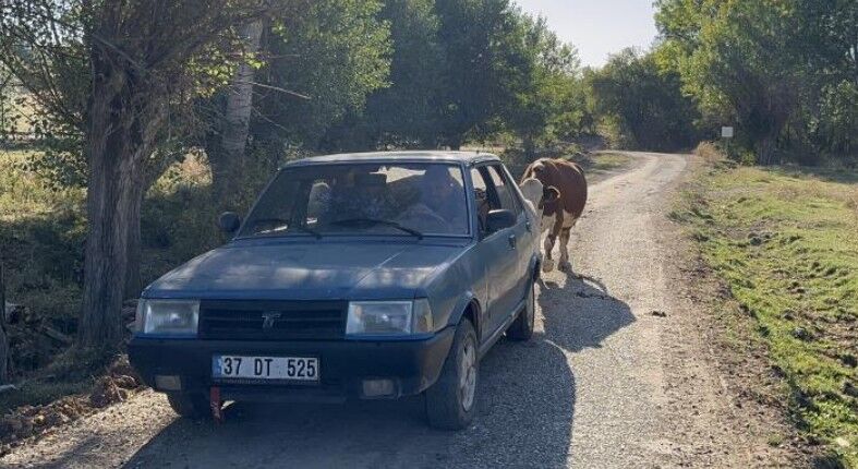 Aracin Peşi̇ni̇ Birakmadi