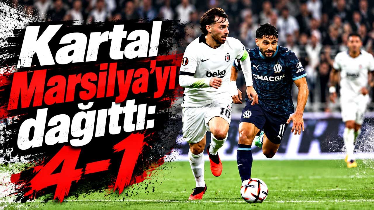 Beşiktaş Avrupa’ya 4 gollü galibiyetle başladı