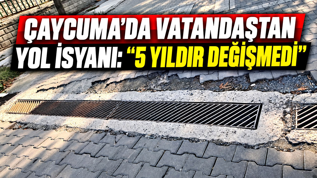 Çaycuma’da vatandaştan yol isyanı: “5 yıldır değişmedi”