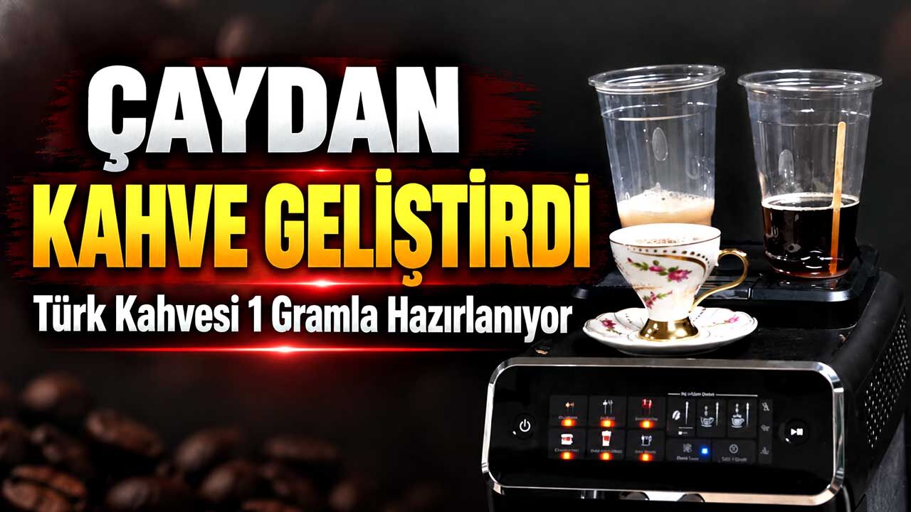 Rize’de çaydan kahve geliştirdi: Türk kahvesi 1 gramla hazırlanıyor