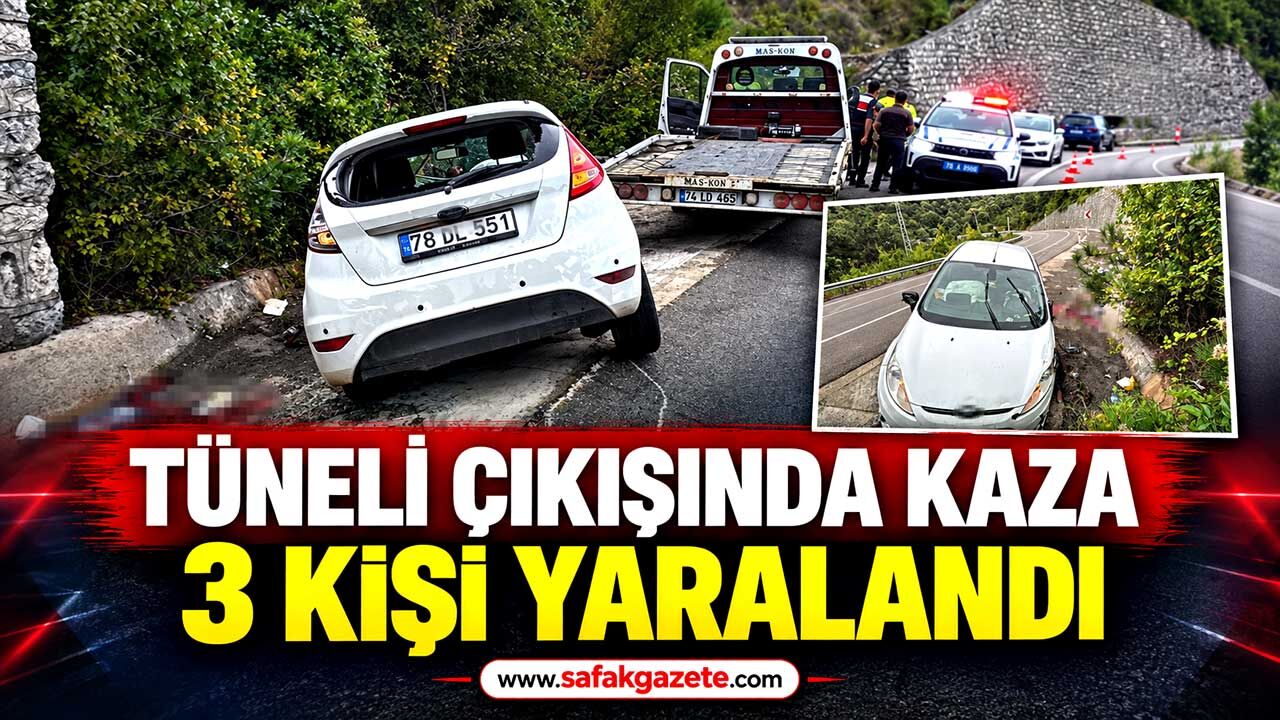 Otomobil duvara çarpıp devrildi: 3 aylık bebek de yaralandı