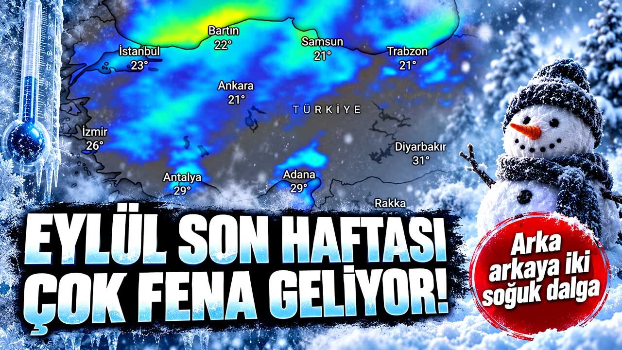 Türkiye’ye çifte soğuk dalga geliyor: Kar ihtimali var