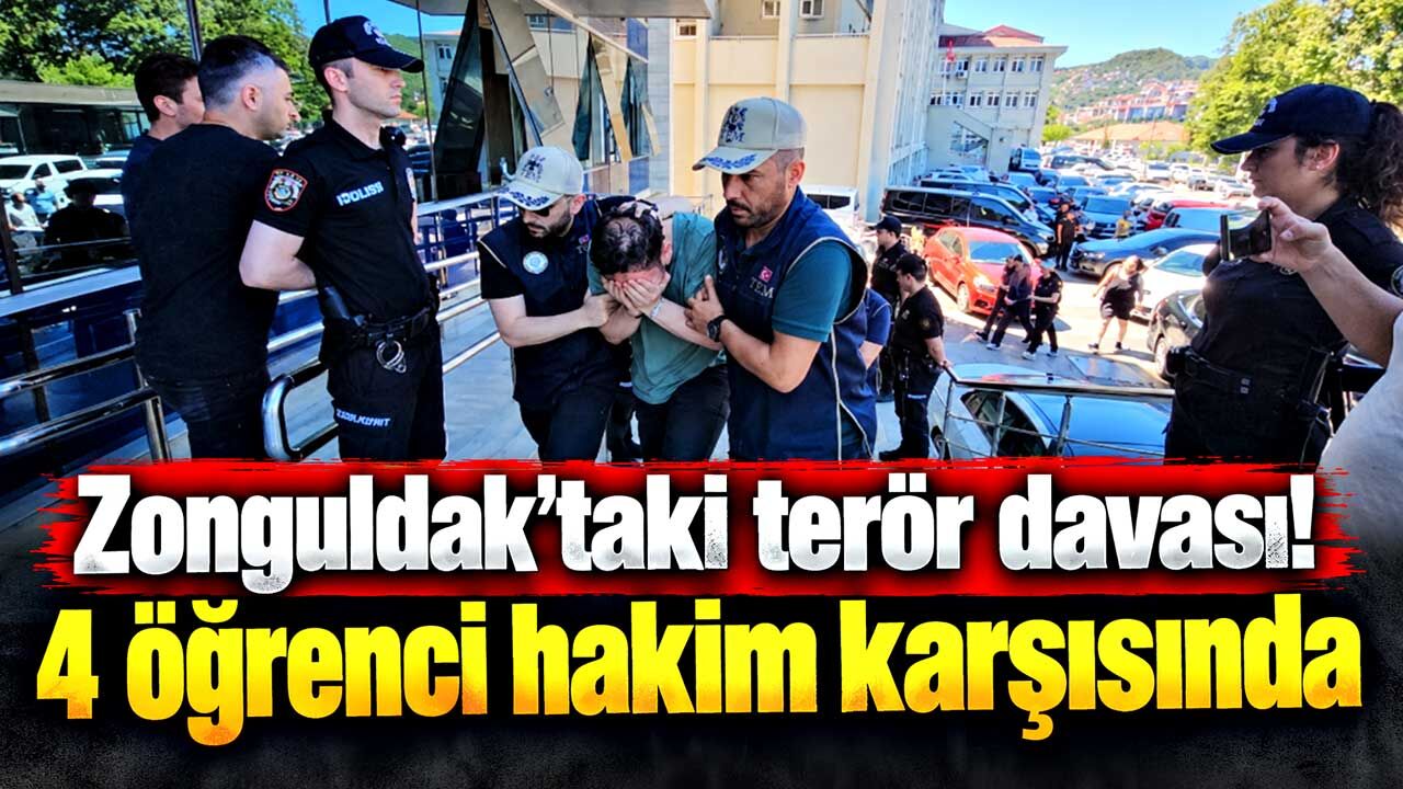 Zonguldak’taki terör davasında 4 öğrenciden 2'si tahliye oldu
