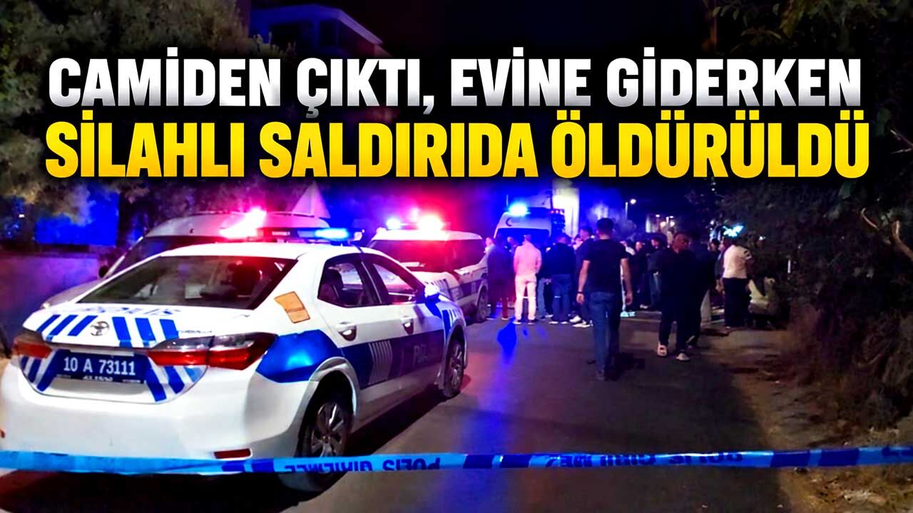 Camiden çıktı, evine giderken silahlı saldırıda öldürüldü