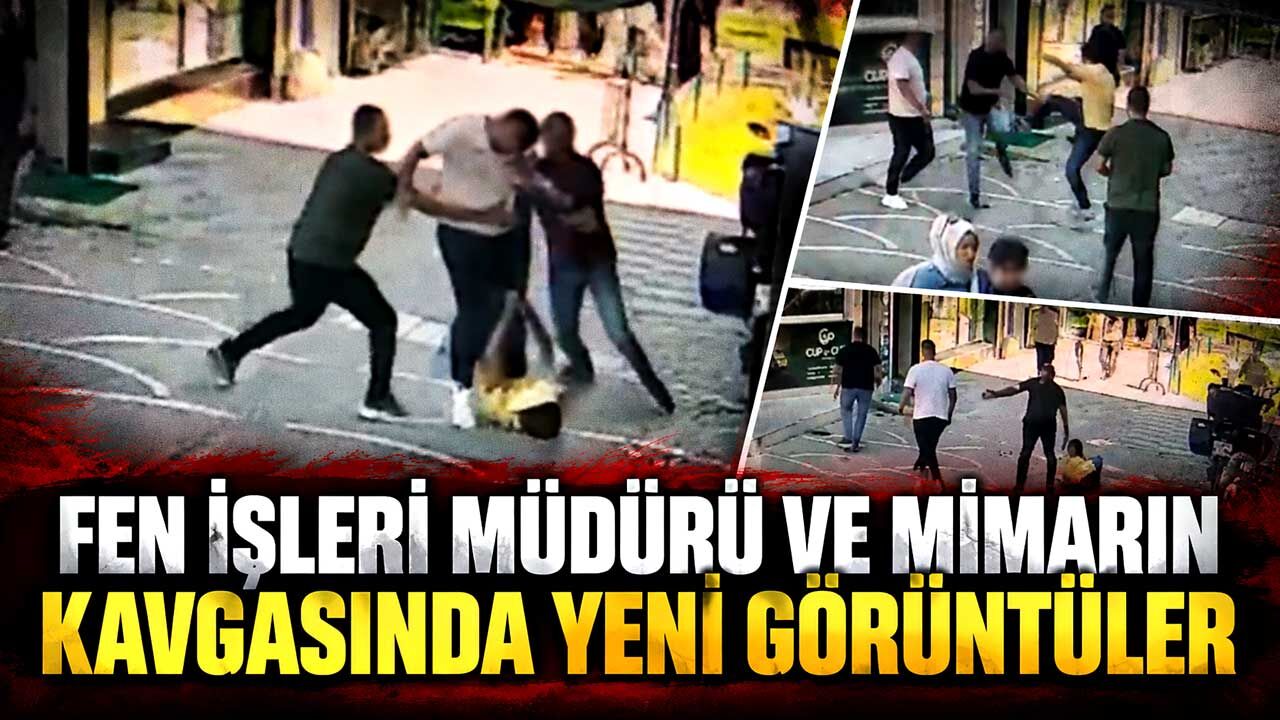 Belediyenin Fen İşleri Müdürü ve mimarın kavgasında yeni görüntüler ortaya çıktı