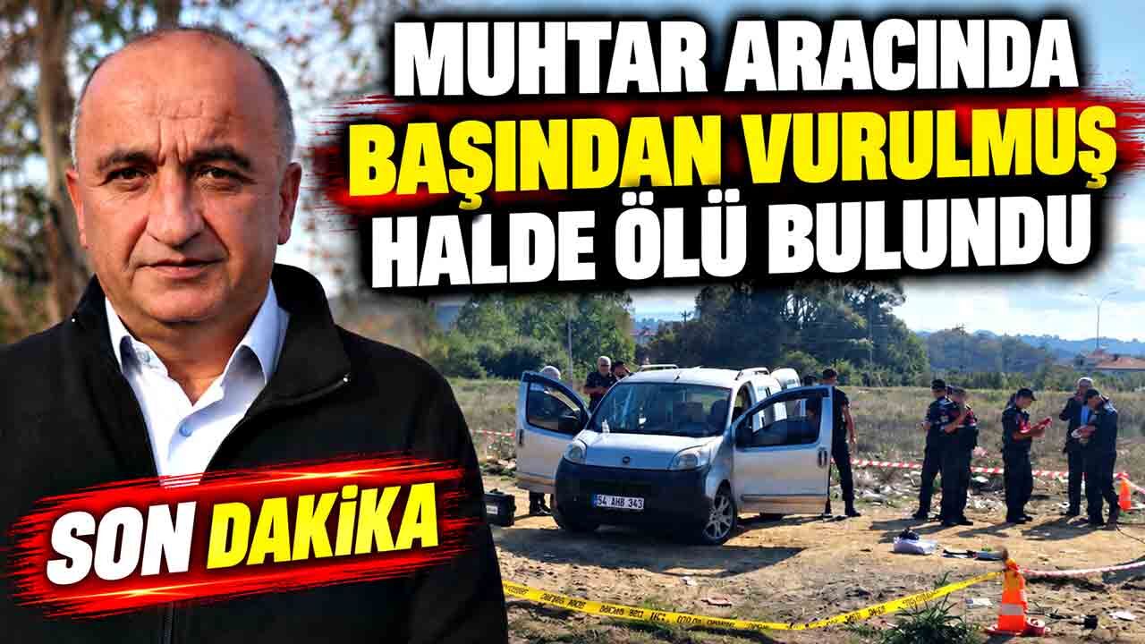 Muhtar Murat Ali Duman aracında ölü bulundu