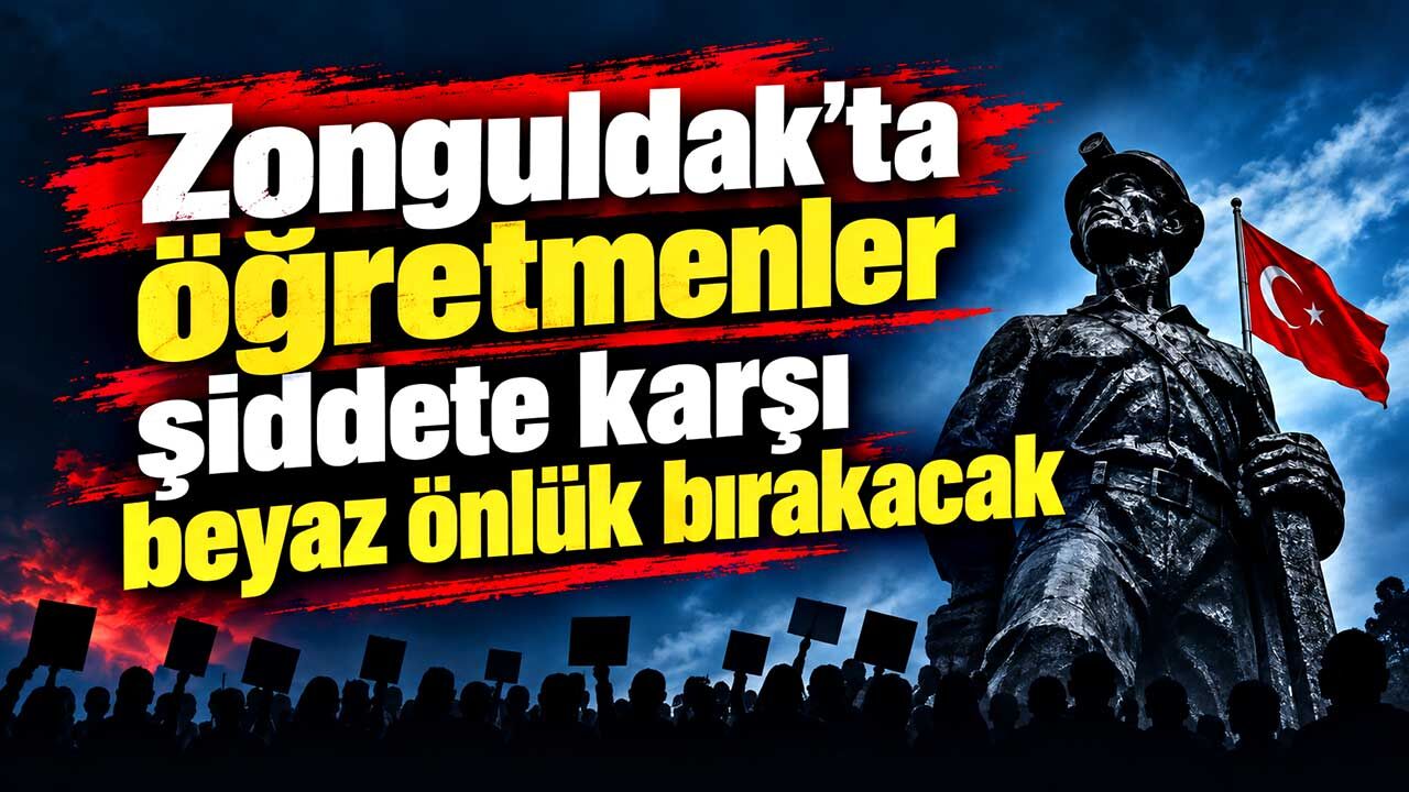 Zonguldak’ta öğretmenler şiddete karşı beyaz önlük bırakacak
