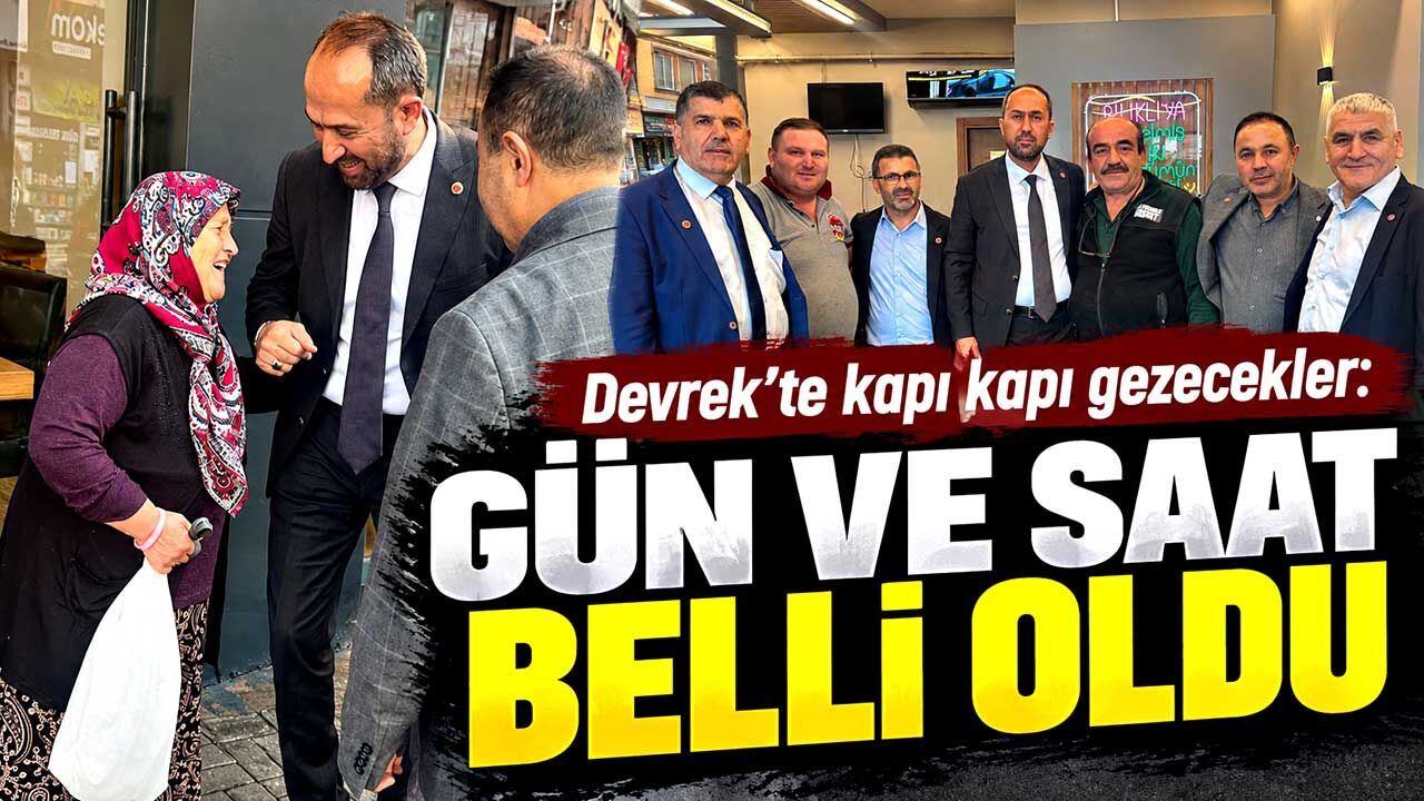 Devrek’te kapı kapı gezecekler: Gün ve saat belli oldu