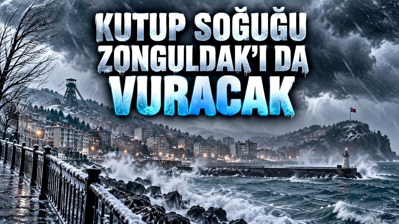 Kutup soğuğu Zonguldak’ı da vuracak