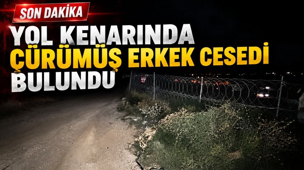 Yol kenarında çürümüş erkek cesedi bulundu