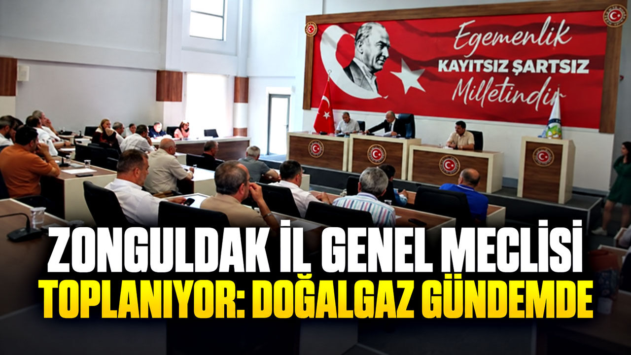 Zonguldak İl Genel Meclisi toplanıyor: Doğalgaz gündemde
