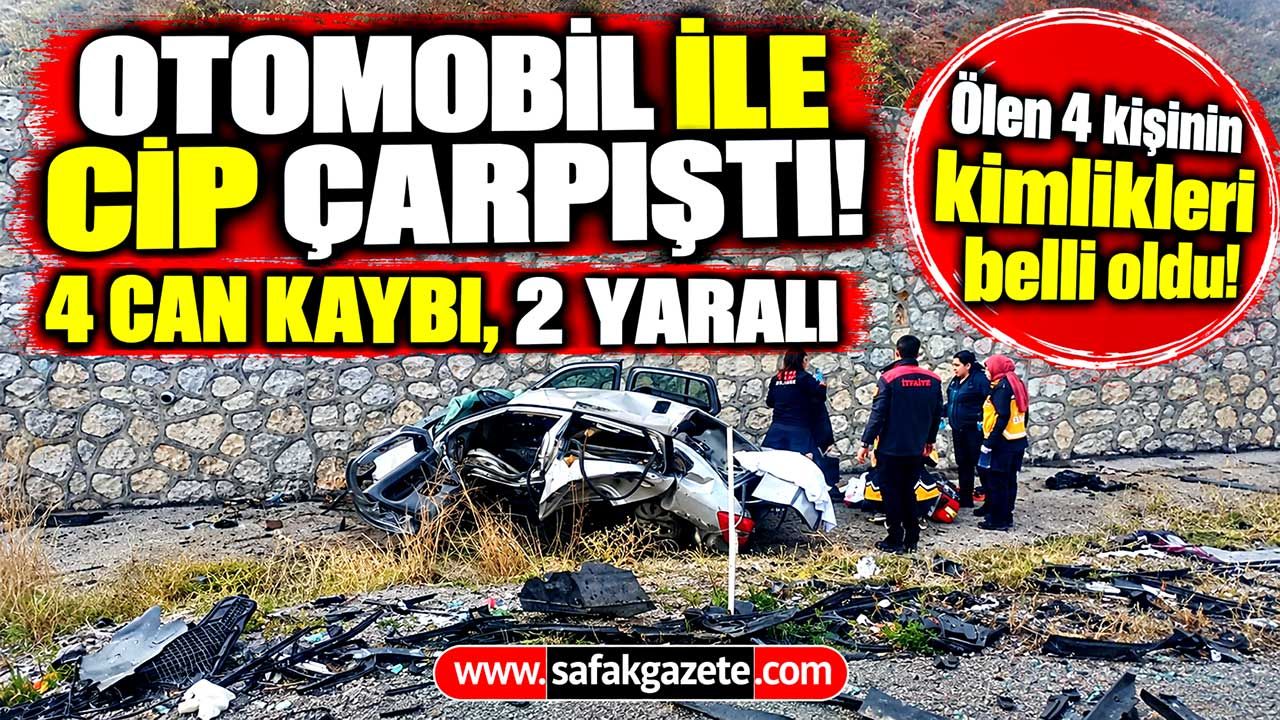 4 kişinin öldüğü kazada acı detaylar ortaya çıktı
